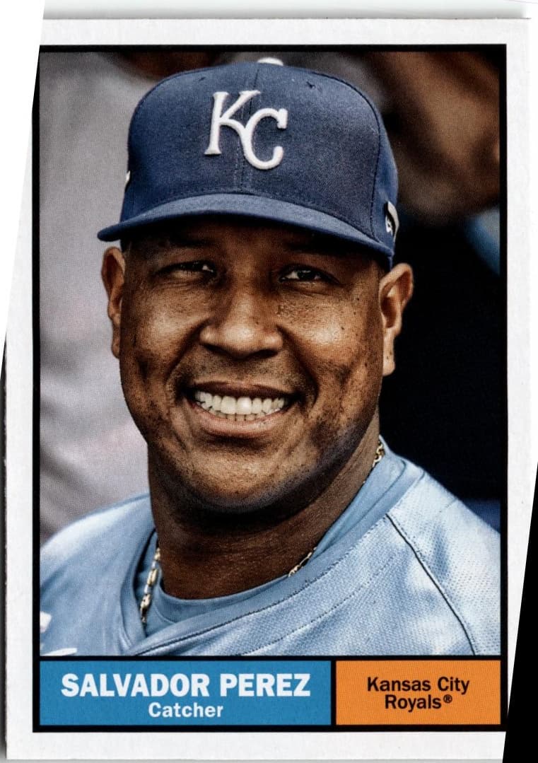 2024 Topps Archives #80 Salvador Perez - Image 1