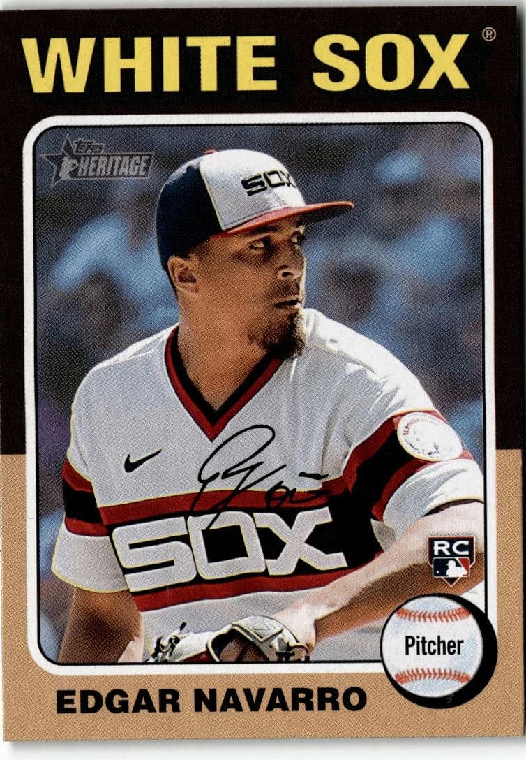 2024 Topps Heritage #362 Edgar Navarro - Image 1