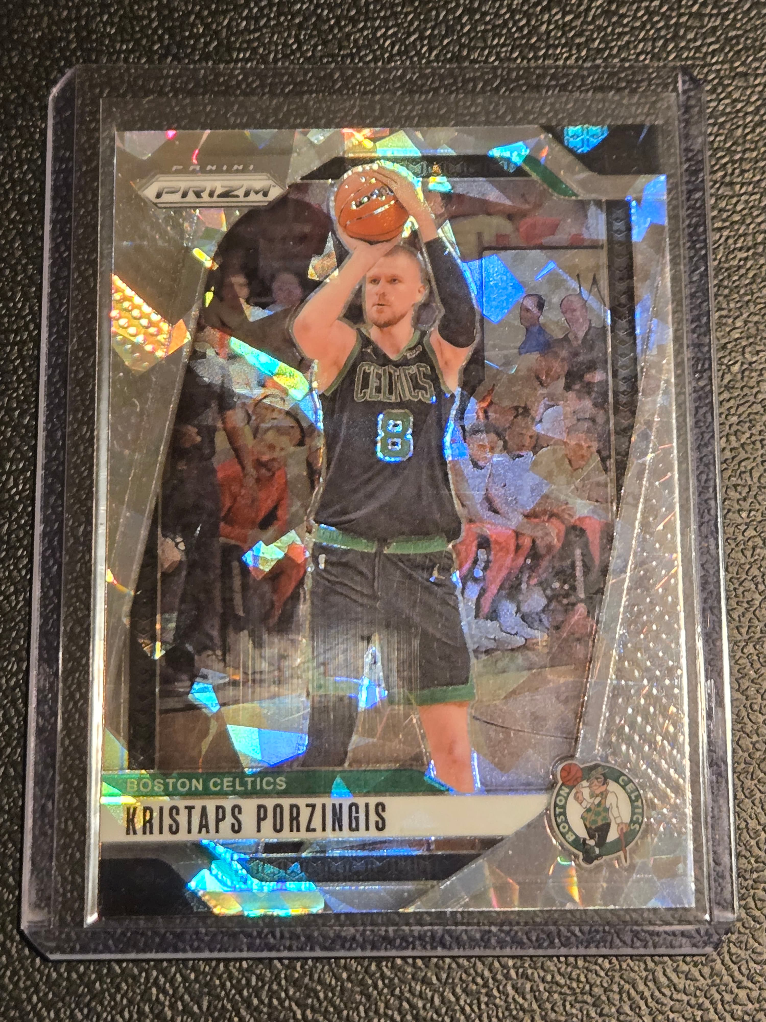 2024-25 Panini Prizm #114 Kristaps Porzingis Prizms Ice - Image 1