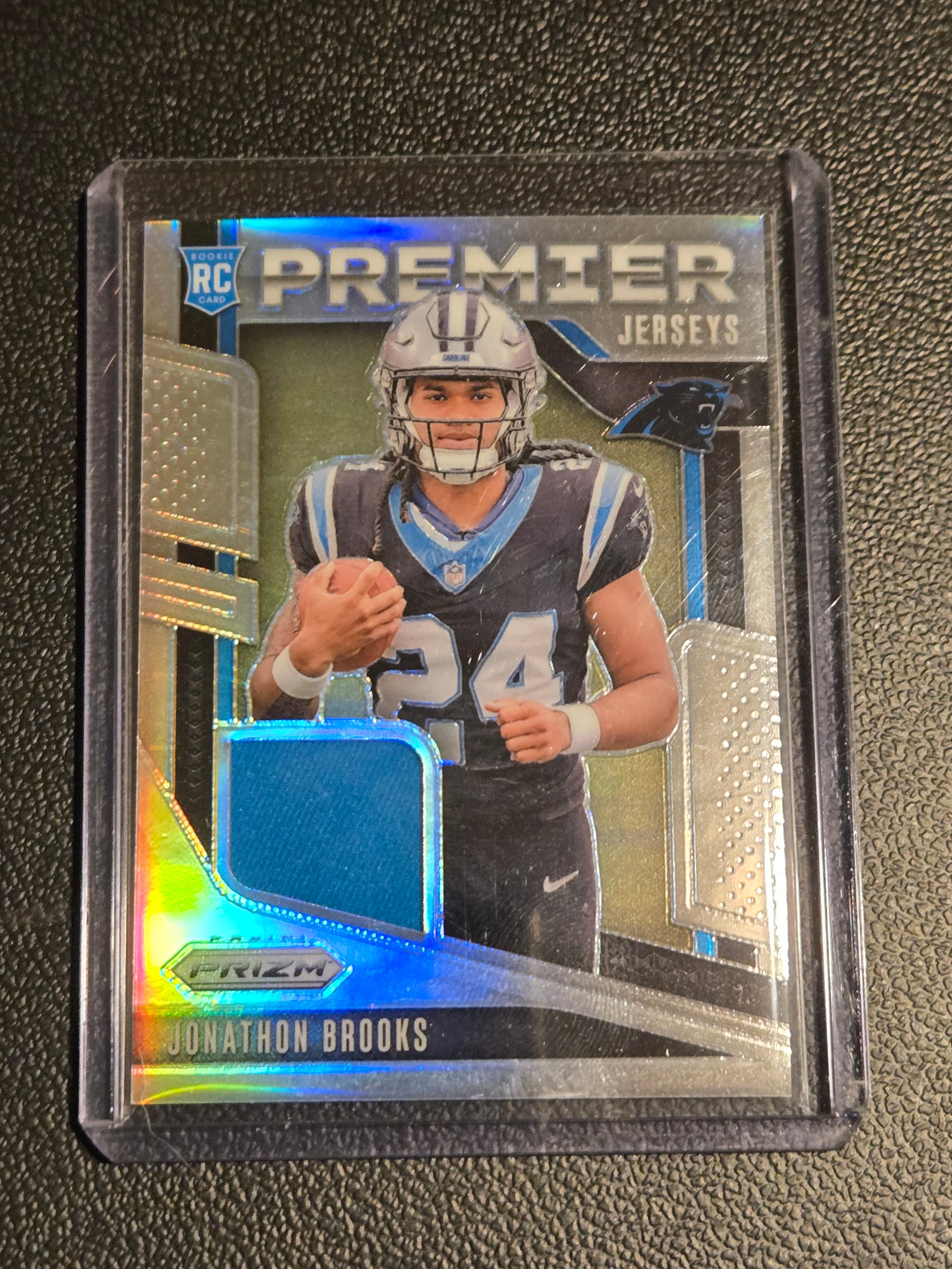 2024 Panini Prizm #PJ-JBS Jonathon Brooks Premier Jerseys - Image 1