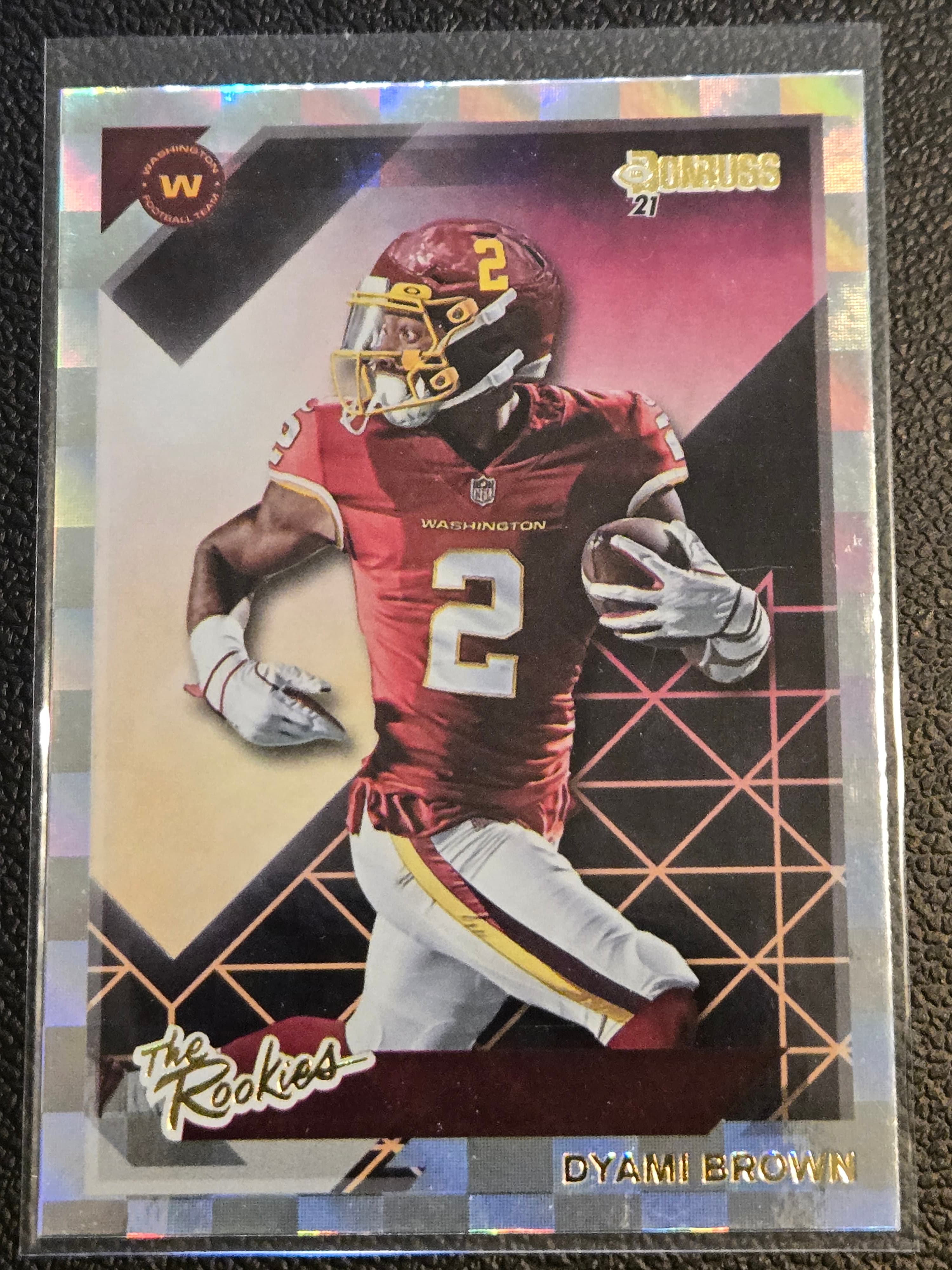 2021 Donruss #TR-DBR Dyami Brown The Rookies - Image 1