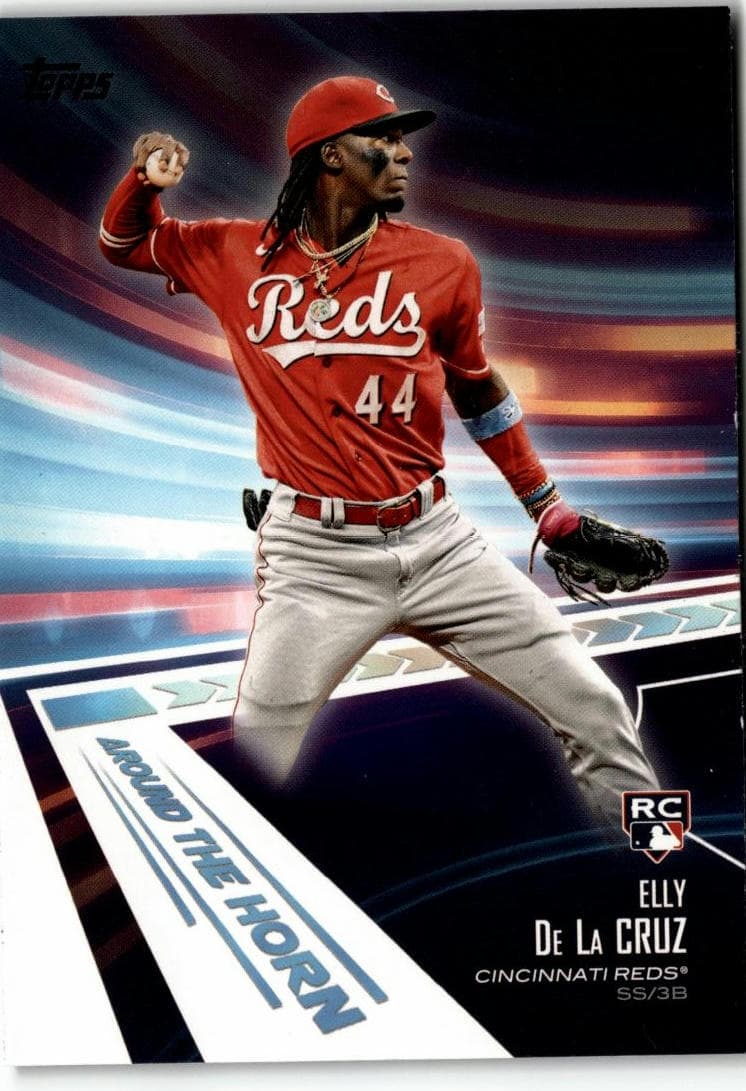 2024 Topps #ATH-19 Elly De La Cruz Around the Horn - Image 1