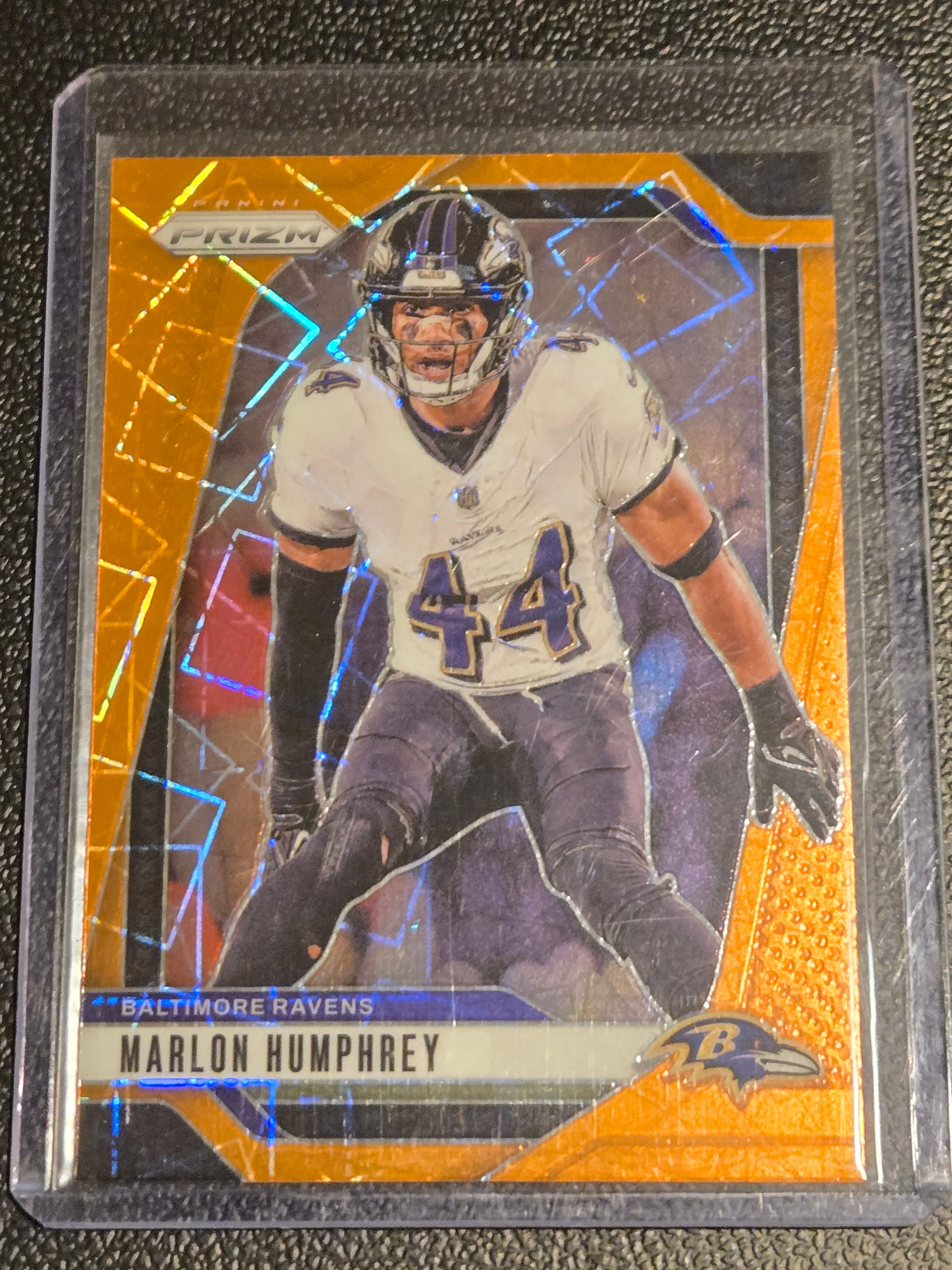 2024 Panini Prizm #24 Marlon Humphrey Lazer - Image 1