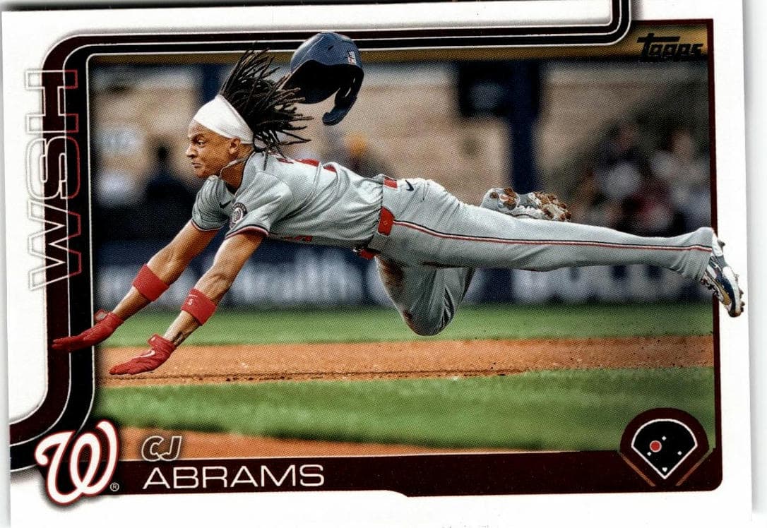2025 Topps #122 CJ Abrams - Image 1