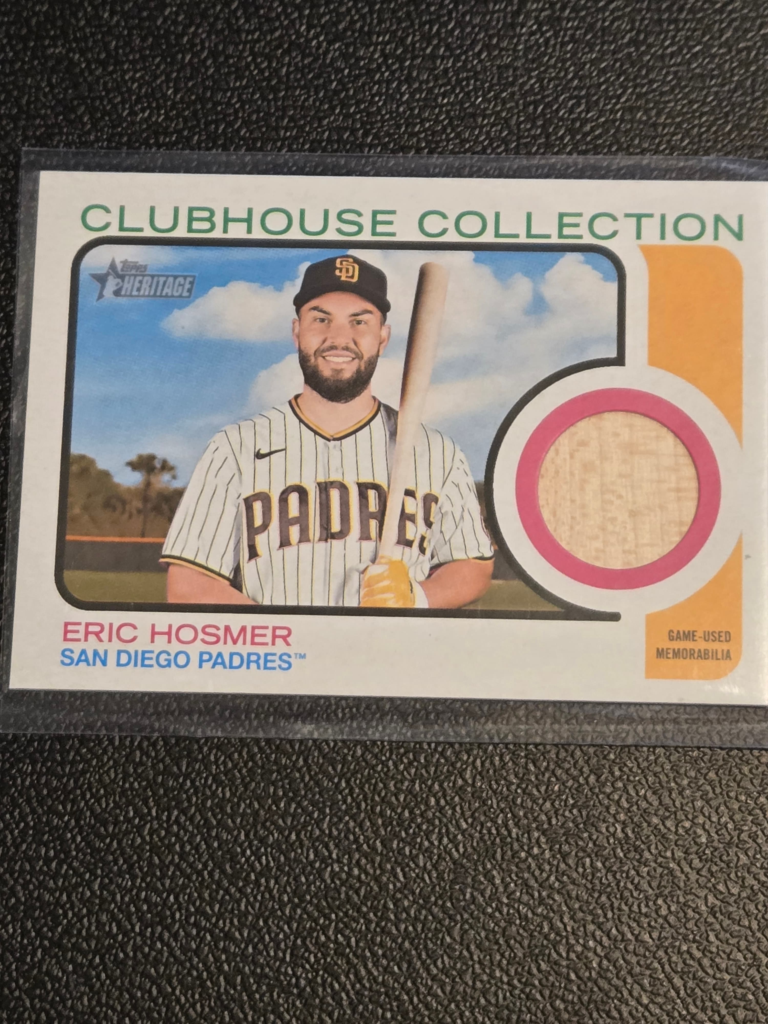2022 Topps Heritage #CCR-EH Eric Hosmer Clubhouse Collection Relics High Number - Image 1