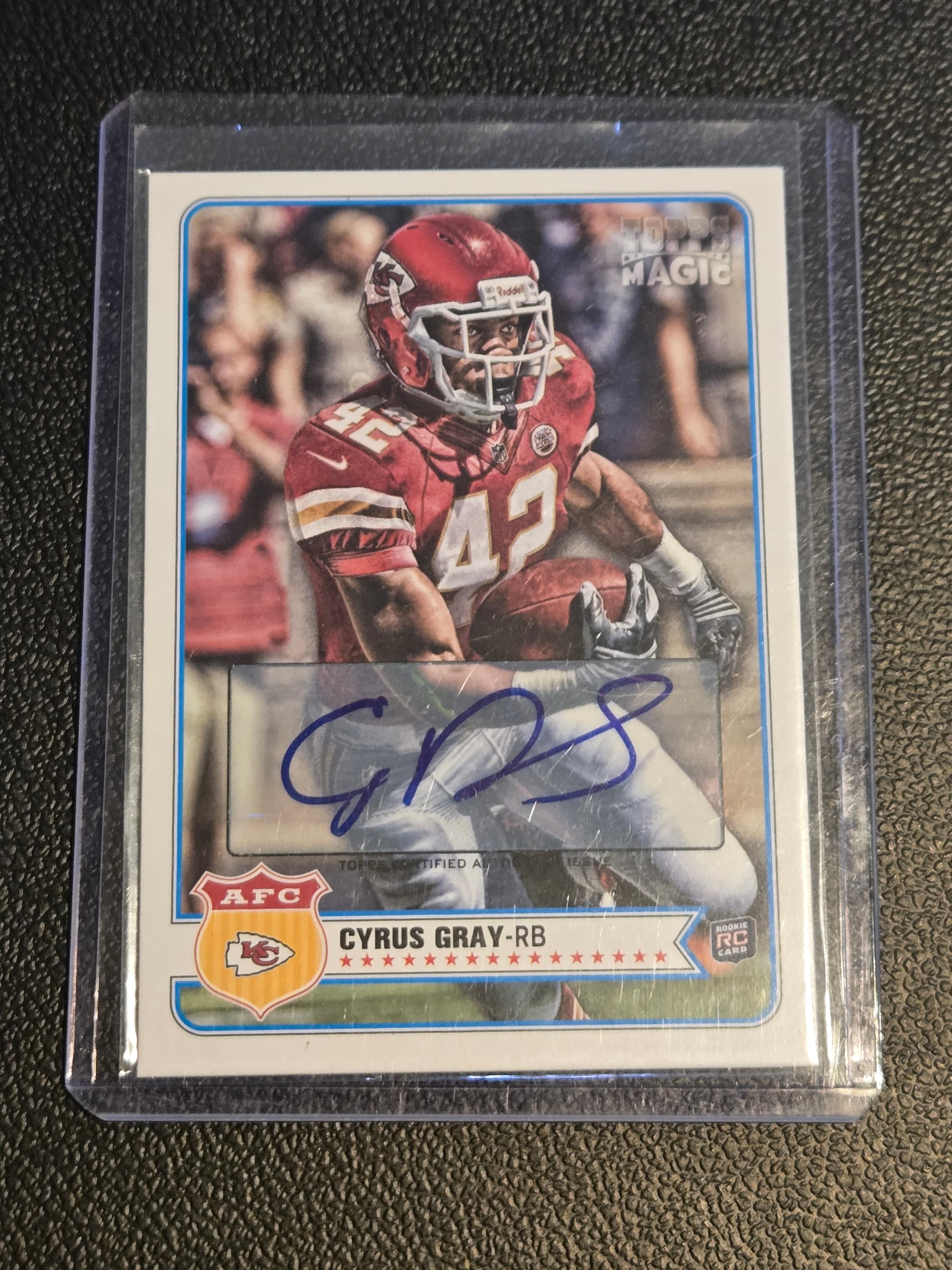2012 Topps Magic #57 Cyrus Gray Autographs - Image 1