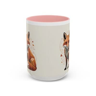 Stylish Fox Accent Coffee Mug - Perfect Gift for Fox Lovers, Unique Home - Image 1