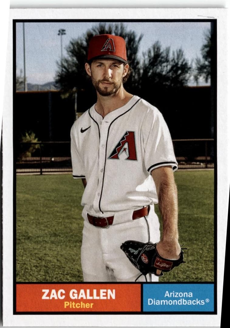 2024 Topps Archives #19 Zac Gallen - Image 1