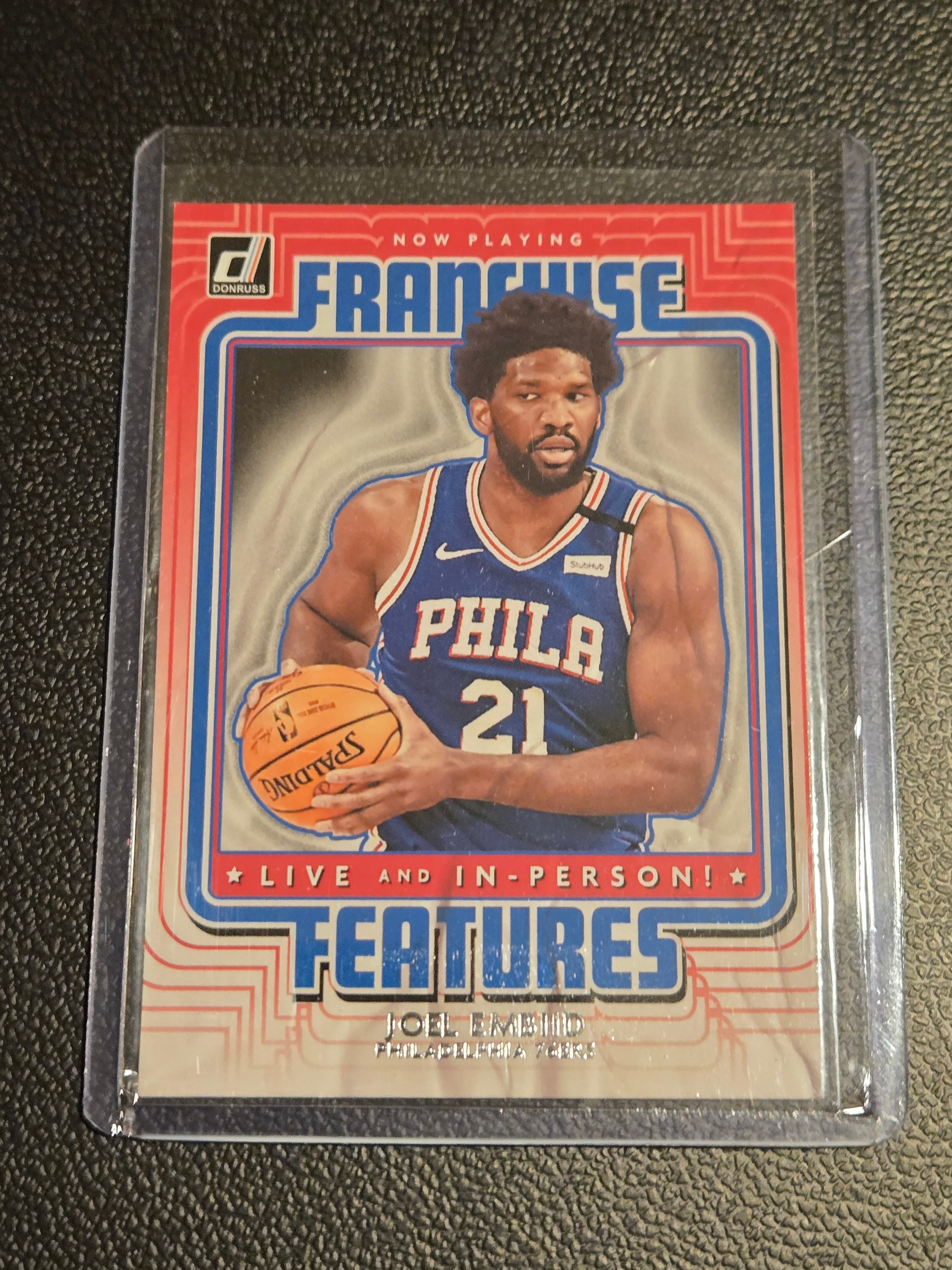 2020-21 Donruss #23 Joel Embiid Franchise Features - Image 1