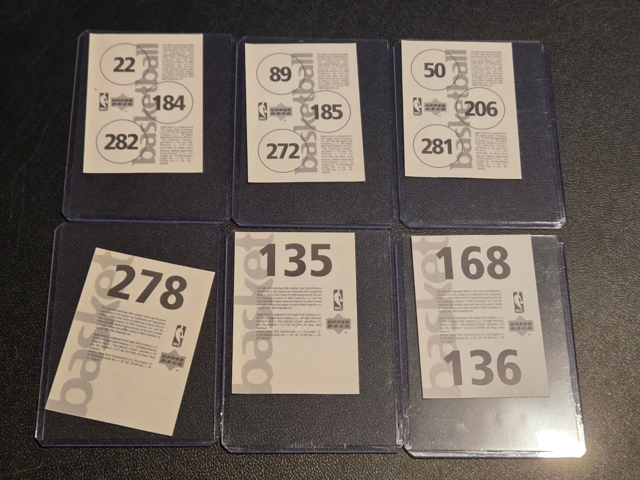 1997 Upper Deck NBA Stickers Lot of 6 Knicks Sonics Hawks Jazz Team Logos - Thumbnail 2