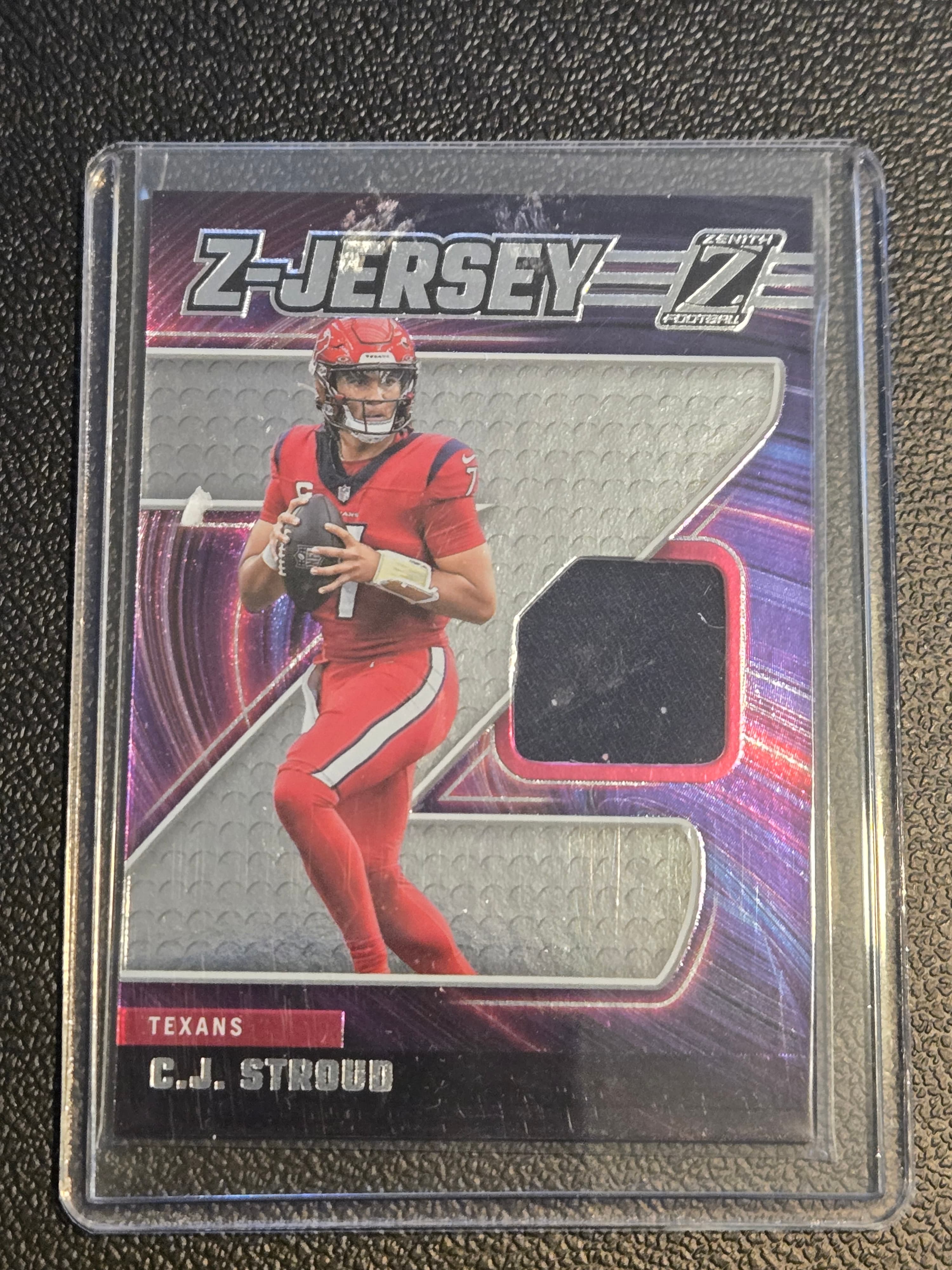 2024 Panini Zenith #ZJ28 C.J. Stroud Z Jersey - Image 1