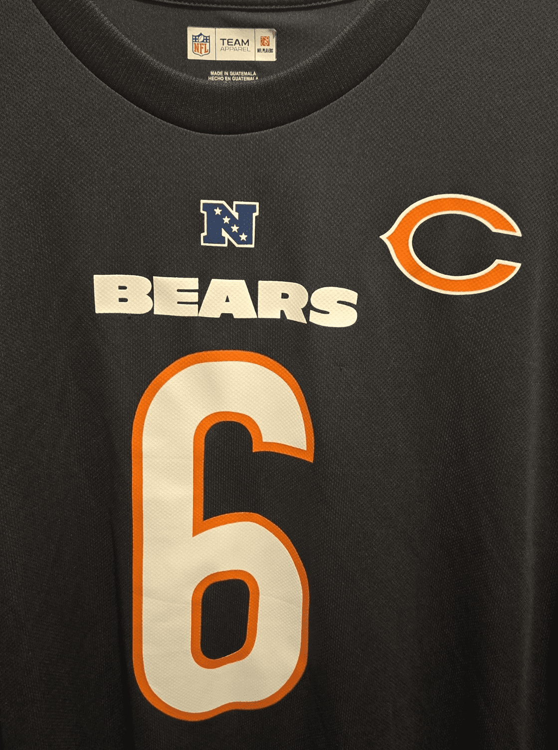 Jay Cutler #6 Chicago Bears Jersey 2XL Team Apparel NFL NFC Navy Blue Pre-Owned - Thumbnail 4