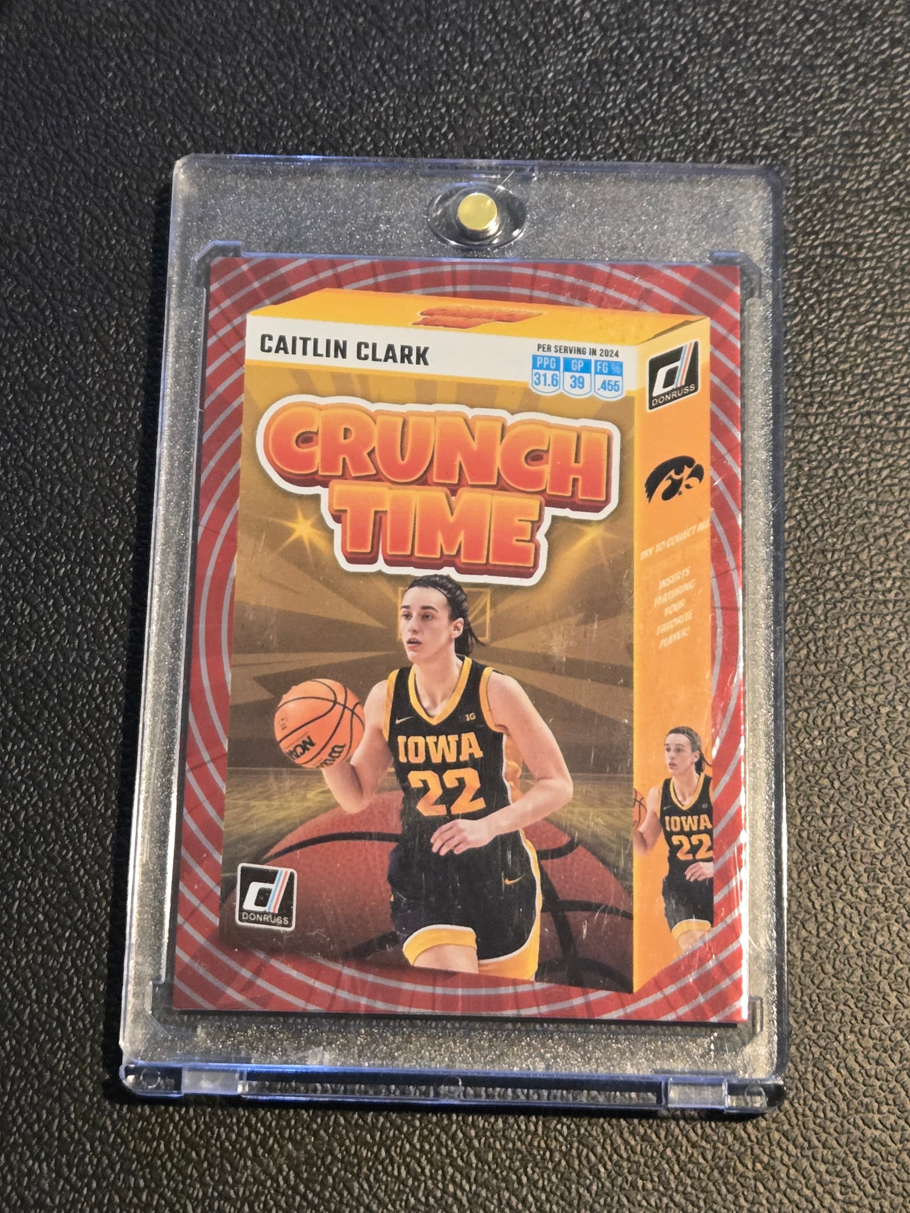 2024 Panini Caitlin Clark Collection #CT1 Caitlin Clark Crunch Time Target - Image 1