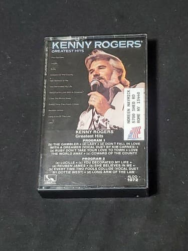 kenny rogers greatest hits cassette - Image 1