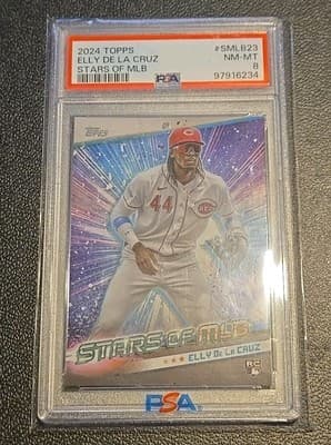 Cincinnati Reds Hat Lot With Elly Graded With 8 Card W Small Writing On Inside - Thumbnail 2