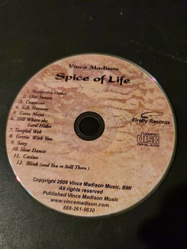 Vince Madison Spice Of Life CD - Image 1