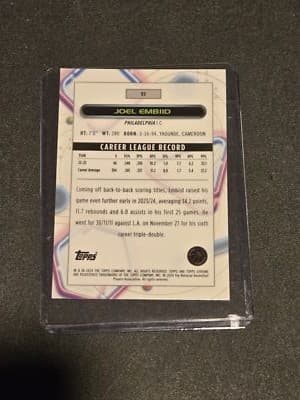 2023-24 Topps Chrome Cosmic #95 Joel Embiid - Thumbnail 2