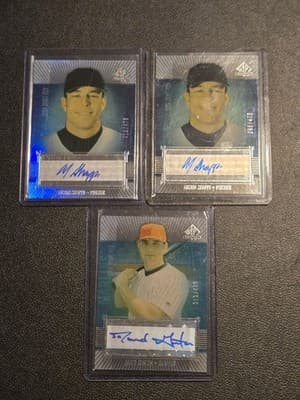 Upper Deck SP Prospects 2004 Autograph Rookie Card Lot of 3 Serial Numbered - Image 1