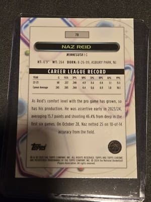 2023-24 Topps Chrome Cosmic #78 Naz Reid - Thumbnail 2