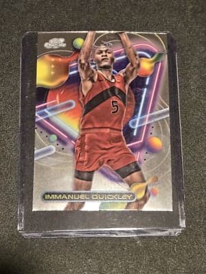 2023-24 Topps Chrome Cosmic #82 Immanuel Quickley - Image 1