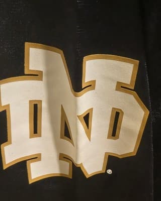 Under Armour Jersey Mens L Notre Dame Marsico 52 Navy Gold Football Authentic - Thumbnail 5