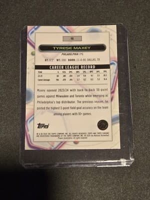 2023-24 Topps Chrome Cosmic #96 Tyrese Maxey - Thumbnail 2