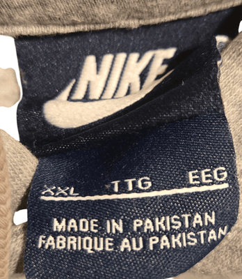 Nike Hoodie Mens 2XL Gray Swoosh Pullover Drawstring Kangaroo Pocket Athletic - Thumbnail 2