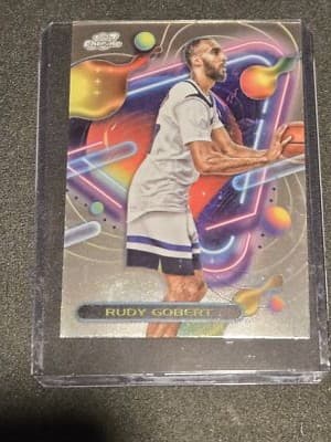 2023-24 Topps Chrome Cosmic #75 Rudy Gobert - Image 1