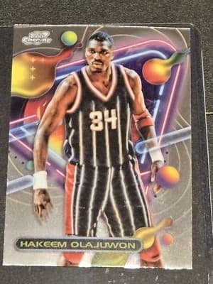 2023-24 Topps Chrome Cosmic #47 Hakeem Olajuwon - Image 1
