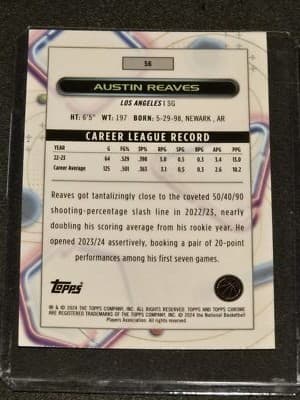 2023-24 Topps Chrome Cosmic #56 Austin Reaves - Thumbnail 2
