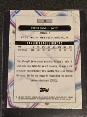2023-24 Topps Chrome Cosmic #43 Ben Wallace - Thumbnail 2