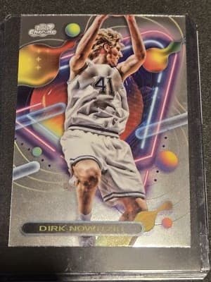 2023-24 Topps Chrome Cosmic #32 Dirk Nowitzki - Image 1