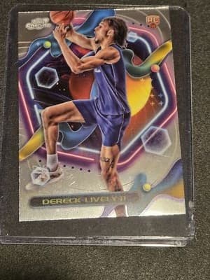 2023-24 Topps Chrome Cosmic #161 Dereck Lively II - Image 1