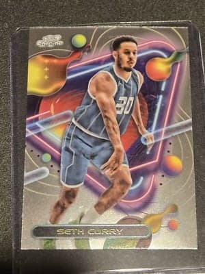 2023-24 Topps Chrome Cosmic #34 Seth Curry - Image 1