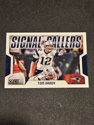 2018 Score #20 Tom Brady Signal Callers - Image 1