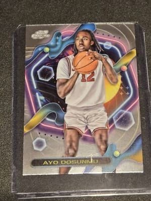 2023-24 Topps Chrome Cosmic #24 Ayo Dosunmu - Image 1