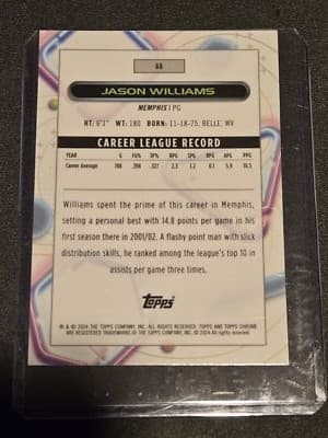2023-24 Topps Chrome Cosmic #68 Jason Williams - Thumbnail 2