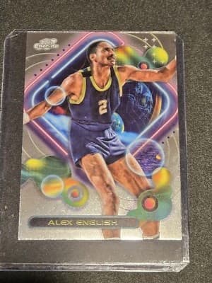 2023-24 Topps Chrome Cosmic #37 Alex English - Image 1