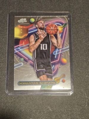 2023-24 Topps Chrome Cosmic #106 Domantas Sabonis - Image 1