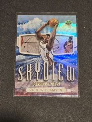 2022-23 Hoops Winter #7 Zion Williamson Skyview - Image 1