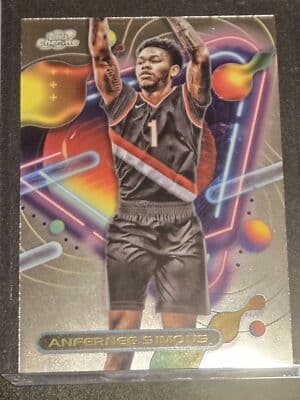 2023-24 Topps Chrome Cosmic #104 Anfernee Simons - Image 1
