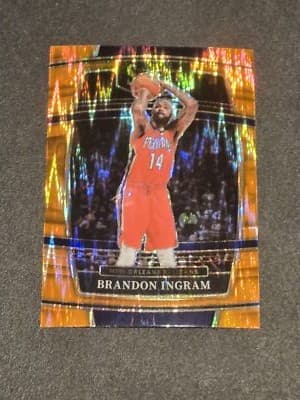 2021-22 Panini Select #99 Brandon Ingram Orange Flash Prizms - Image 1