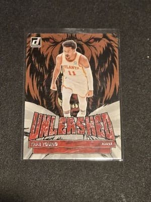 2022-23 Donruss #6 Trae Young Unleashed - Image 1