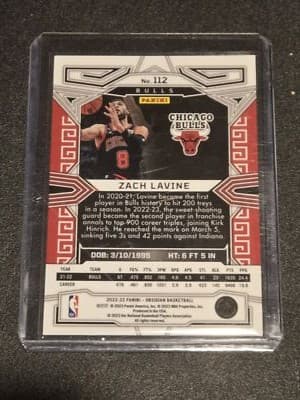 2022-23 Panini Obsidian #112 Zach LaVine - Thumbnail 2