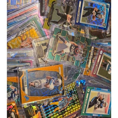 Lot of 25 football Insert Parallel Card Lot in Top Loaders Buy More Bonus!!!!!!! - Thumbnail 2