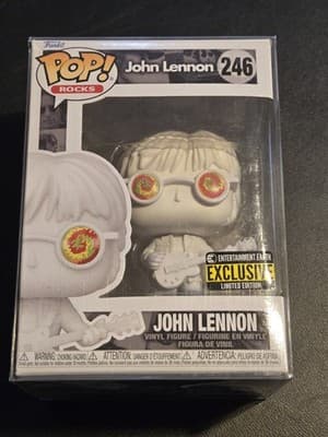 Funko Pop Rocks John Lennon #246 Entertainment Earth Exclusive Limited Edition - Image 1
