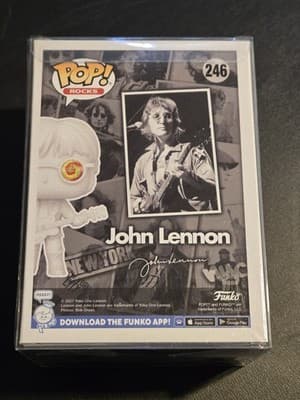 Funko Pop Rocks John Lennon #246 Entertainment Earth Exclusive Limited Edition - Thumbnail 2