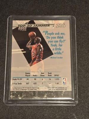 1992-93 Ultra #216 Michael Jordan - Thumbnail 2