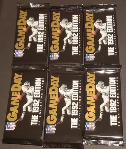 Nfl Gameday 1992 Edition 6 Pack Lot - Image 1