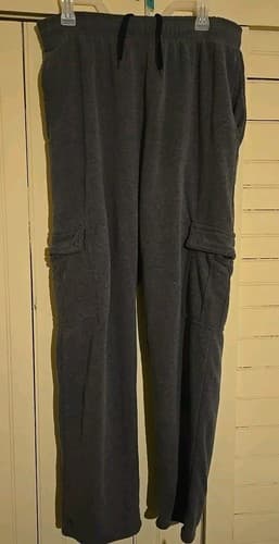 Cougar Sport Mens Size XL Sweatpants With Draw String & Pockets Color: Dark Grey - Image 1